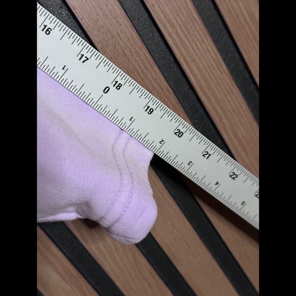 Cherry Los Angeles Hoodie XS Adults Purple Double Knit Fleece Drawstring Waist - Picture 6 of 11